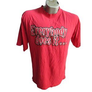 Nebraska Huskers Vintage Men's T-shirt Medium 1990's Starter 2 Sided Distress Md